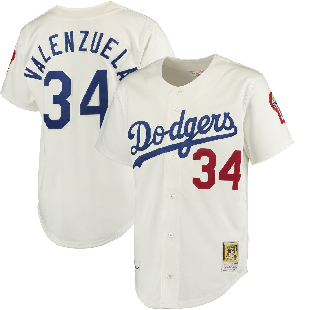 Fernando Valenzuela Los Angeles Dodgers Authentic Jersey White