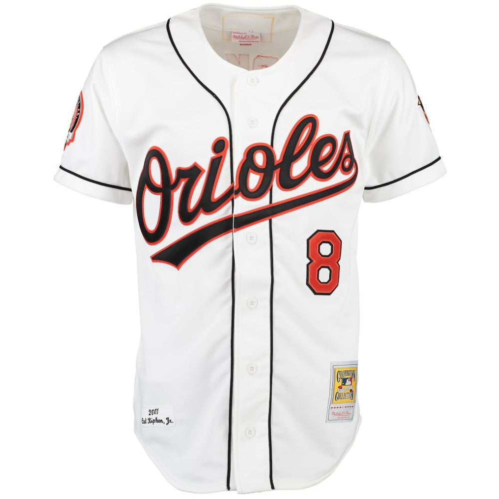 Cal Ripken Baltimore Orioles Home Authentic Jersey White