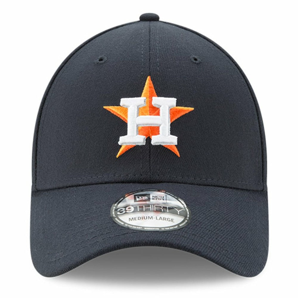 Houston Astros Button Team Classic 39THIRTY Flex Hat Navy