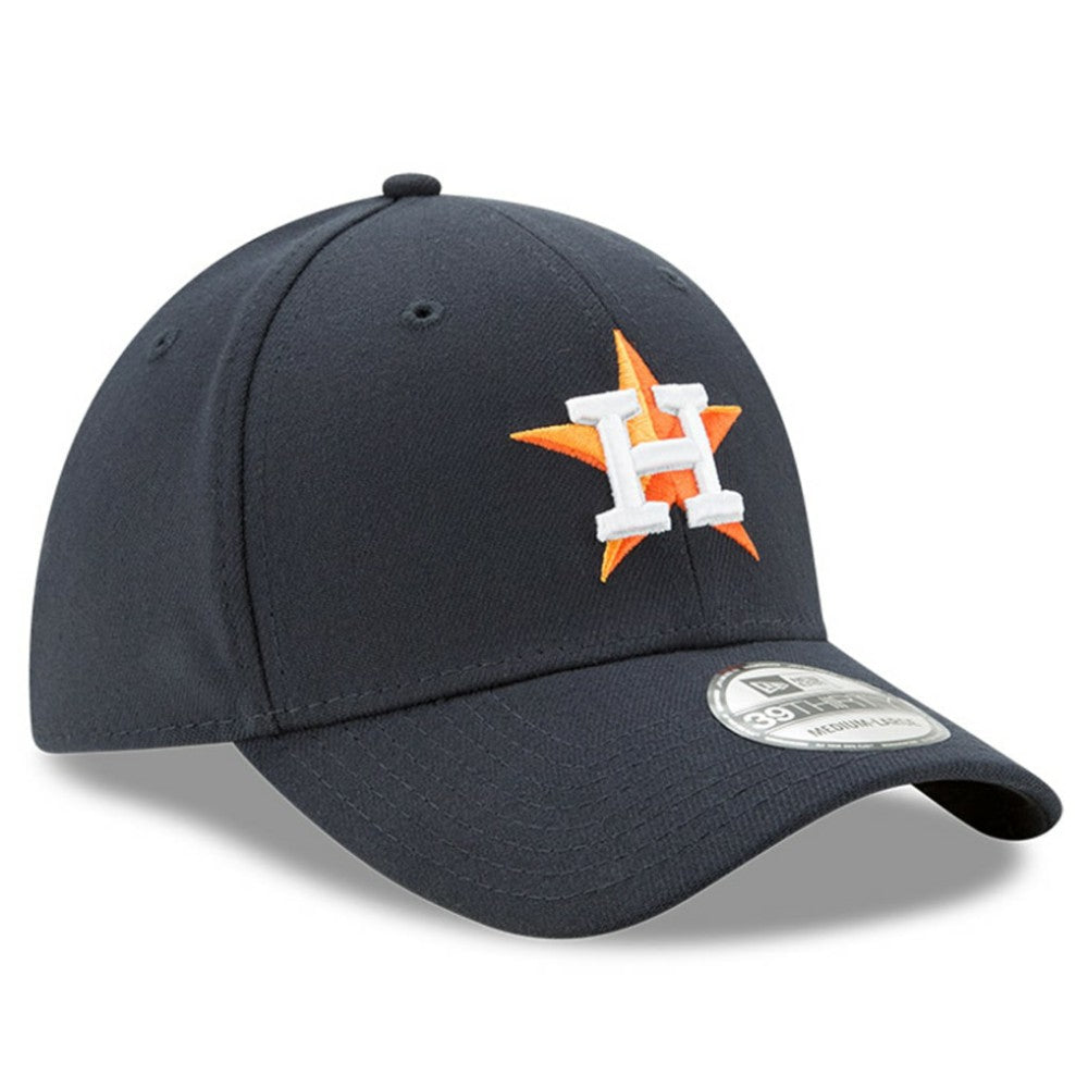 Houston Astros Button Team Classic 39THIRTY Flex Hat Navy