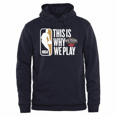 New Orleans Pelicans This Is Why We Play Pullover Hoodie - Navy shop