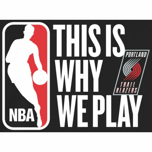 Portland Trail Blazers This Is Why We Play Pullover Hoodie - Black outlet