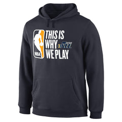 Utah Jazz This Is Why We Play Pullover Hoodie - Navy shop
