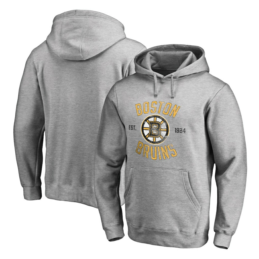 Boston Bruins Heritage Pullover Hoodie - Ash Hoodies