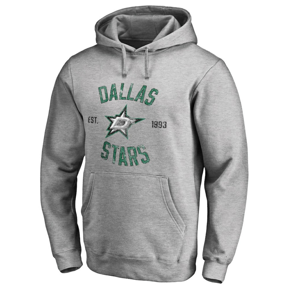 Dallas Stars Heritage Pullover Hoodie - Ash Hoodies