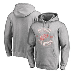 Detroit Red Wings Heritage Pullover Hoodie - Ash Hoodies