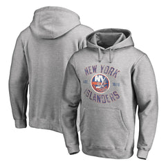 New York Islanders Heritage Pullover Hoodie - Ash Hoodies