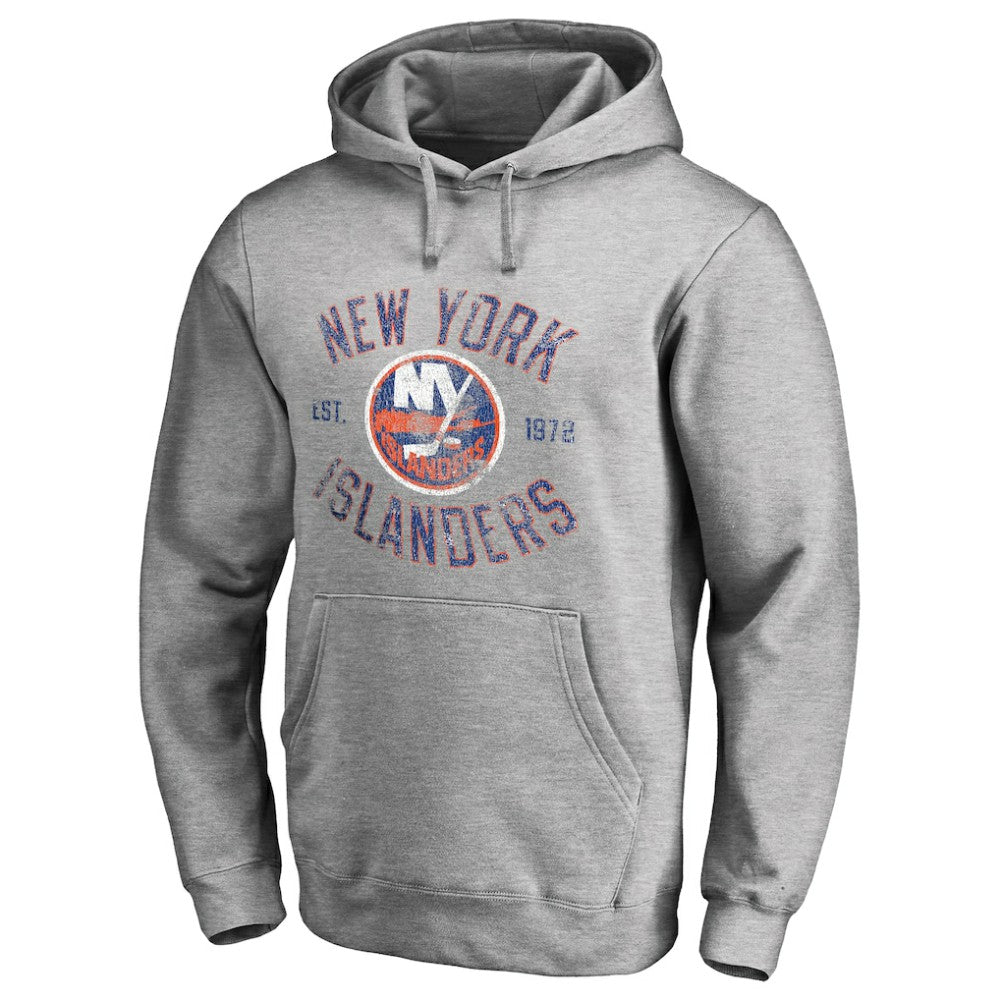New York Islanders Heritage Pullover Hoodie - Ash Hoodies