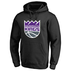 Sacramento Kings Primary Logo Pullover Hoodie - Black cheap