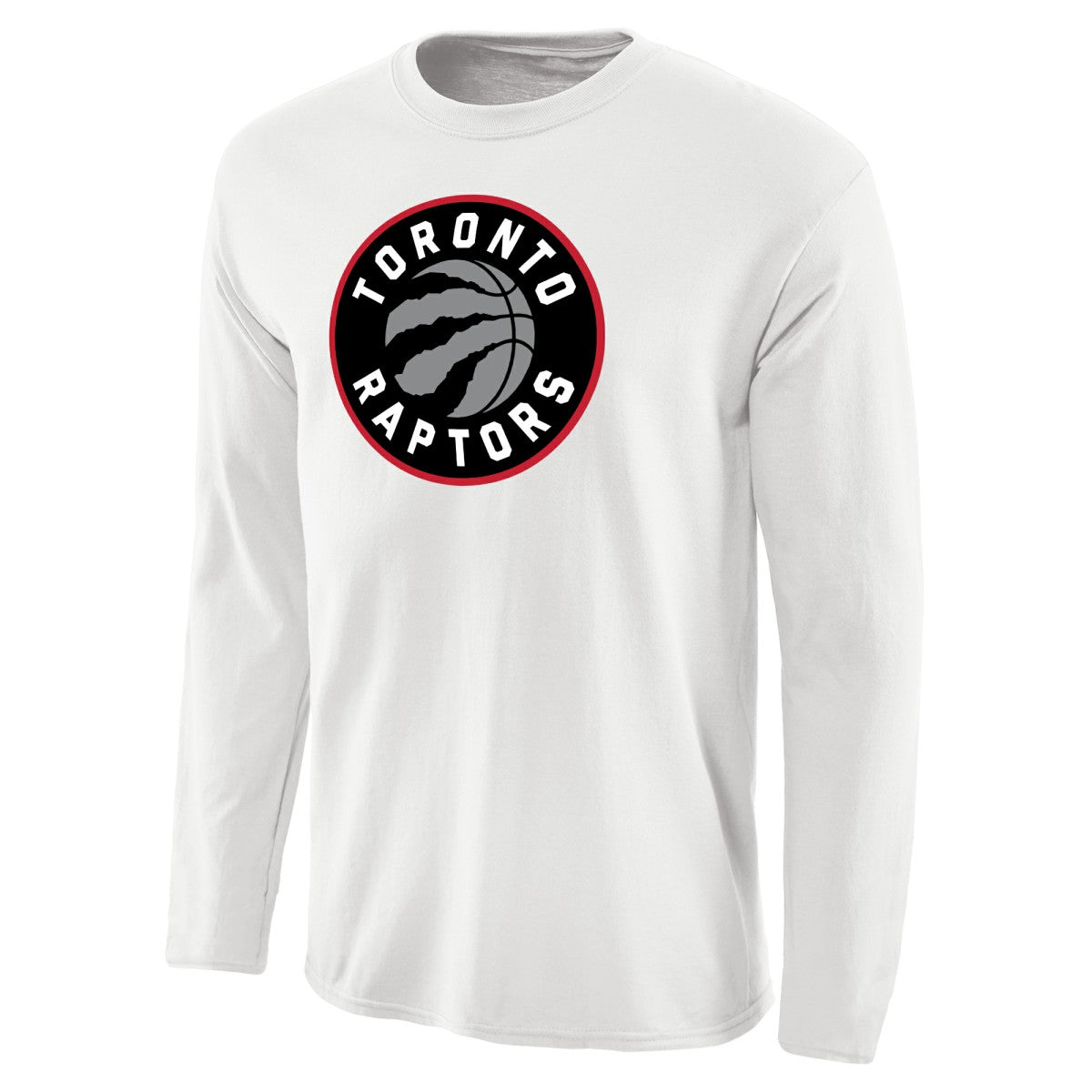 Toronto Raptors Primary Logo Long Sleeve T-Shirt - White on sale