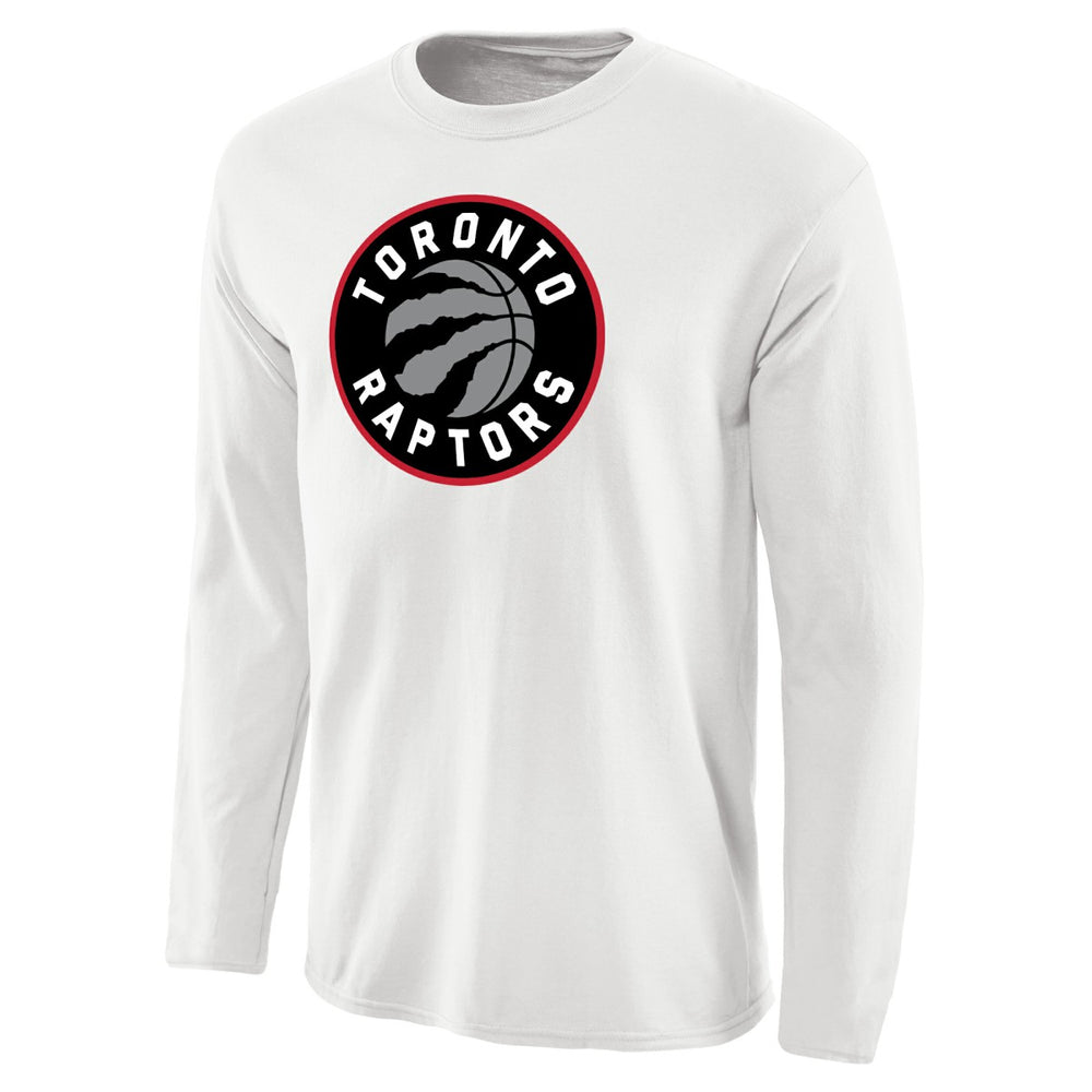 Toronto Raptors Primary Logo Long Sleeve T-Shirt - White on sale