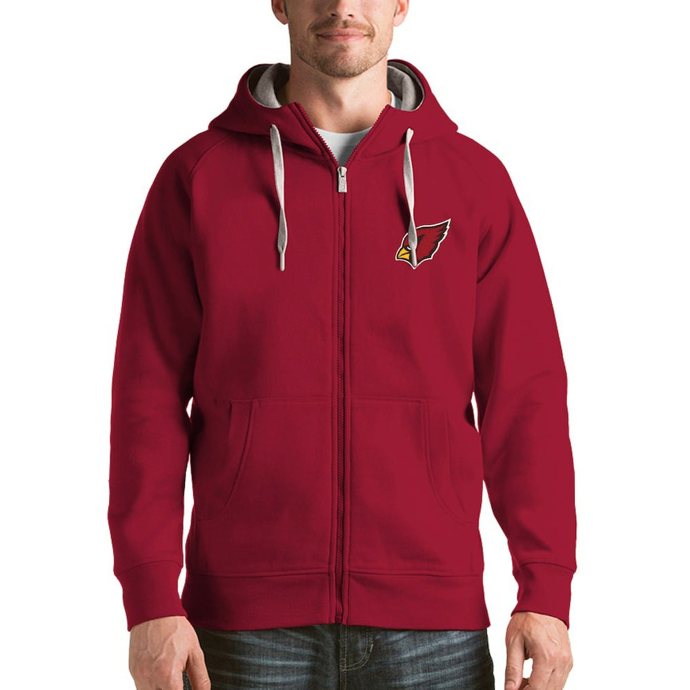 Arizona Cardinals Antigua Victory Full-Zip Hoodie - Cardinal for sale