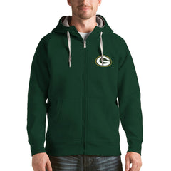 Green Bay Packers Antigua Victory Full-Zip Hoodie - Green on sale