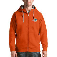 Miami Dolphins Antigua Victory Full-Zip Hoodie - Orange discount