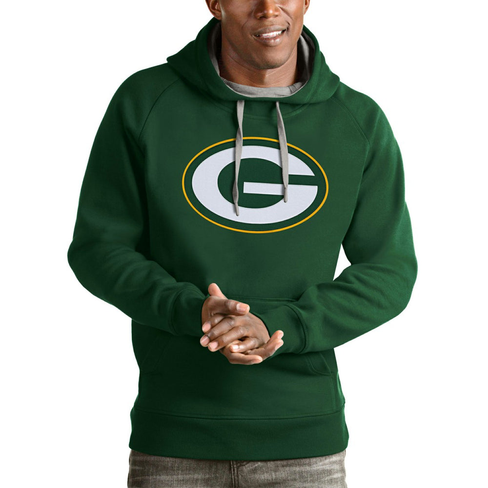 Green Bay Packers Antigua Victory Pullover Hoodie - Green discount