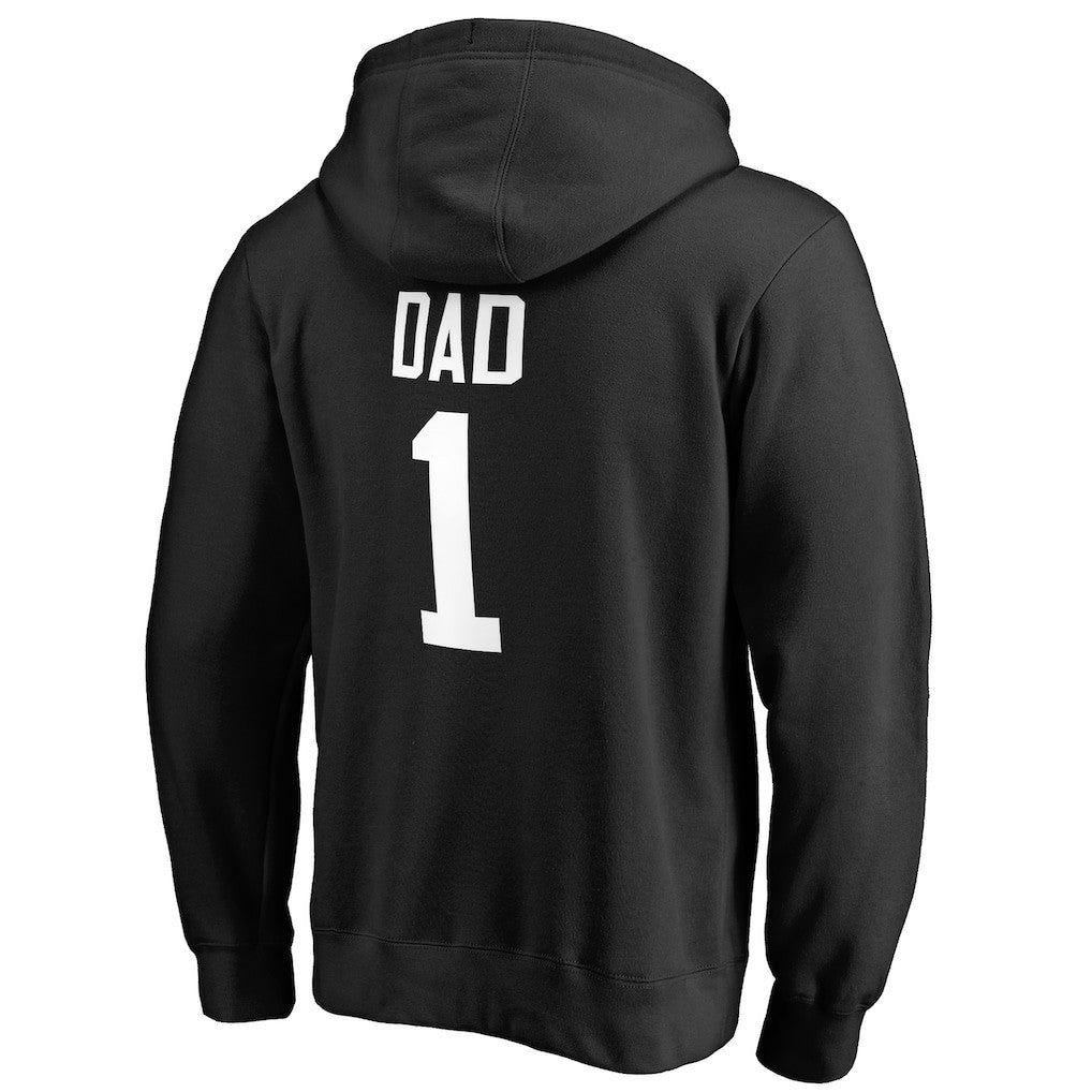Brooklyn Nets #1 Dad Pullover Hoodie - Black for sale