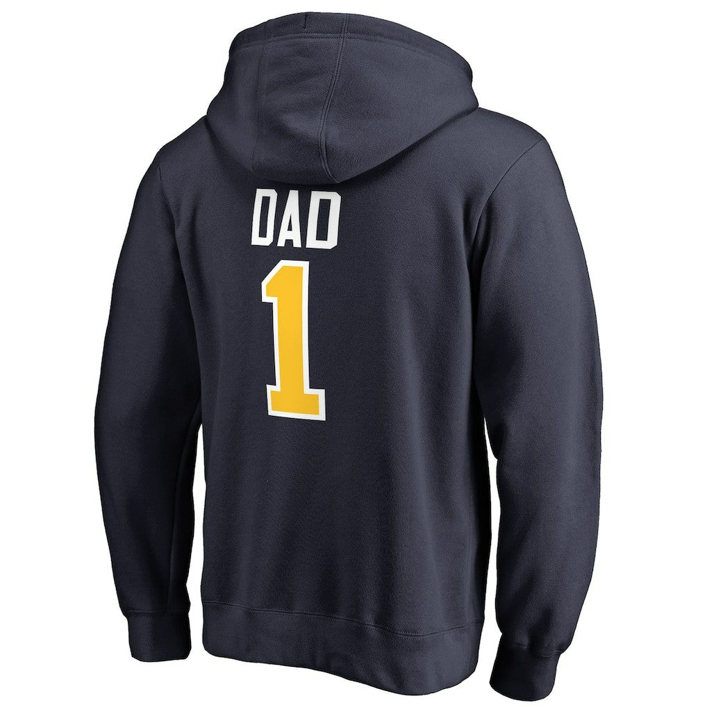 Denver Nuggets #1 Dad Pullover Hoodie sale - Navy shop