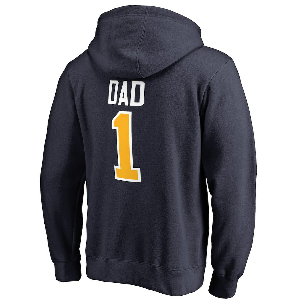 Indiana Pacers #1 Dad Pullover Hoodie - Navy shop