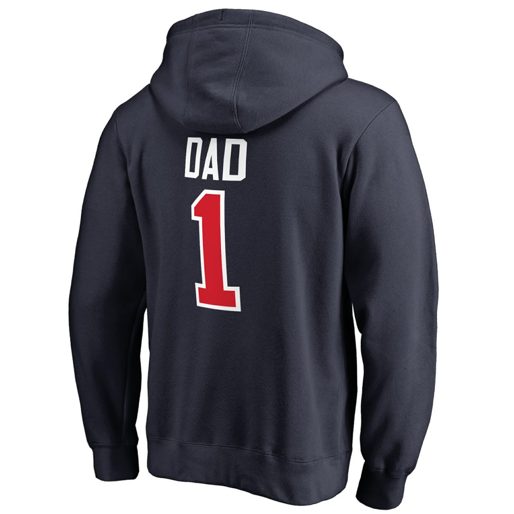 Washington Wizards #1 Dad Pullover Hoodie - Navy for sale
