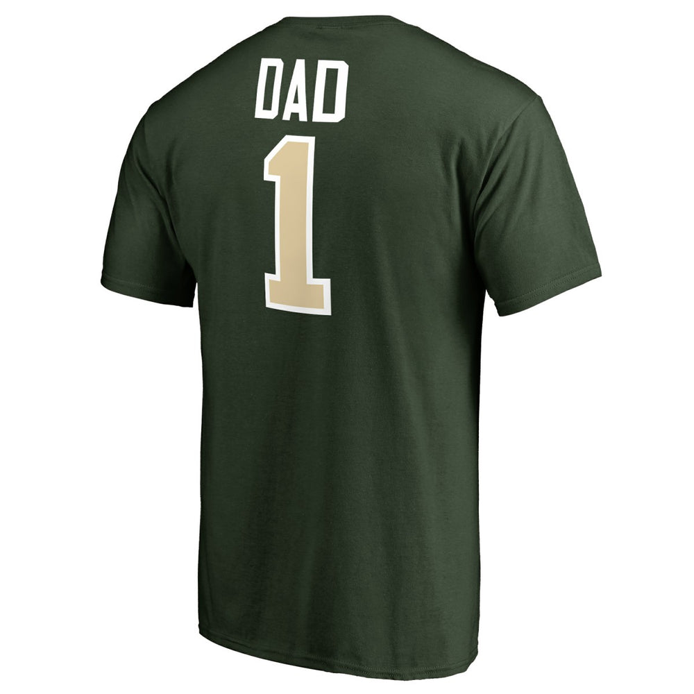 Milwaukee Bucks #1 Dad T-Shirt - Green for sale