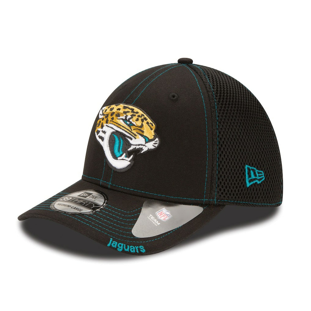 Jacksonville Jaguars New Era Neo 39THIRTY Flex Hat - Black - on sale