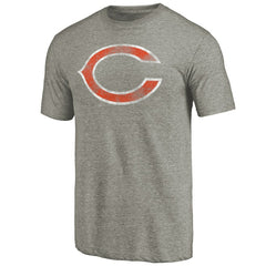 Chicago Bears Distressed Team T-Shirt - Ash outlet