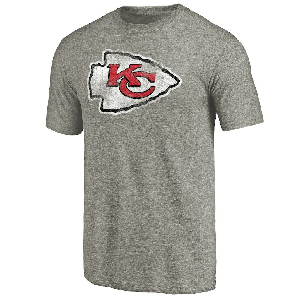 Kansas City Chiefs Distressed Team T-Shirt - Ash sale