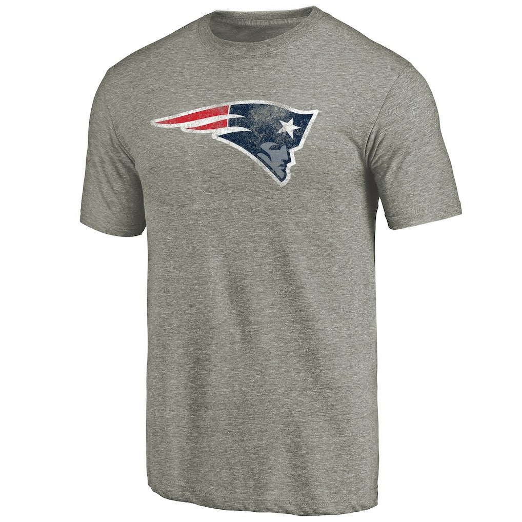 New England Patriots Distressed Team T-Shirt - Ash cheap