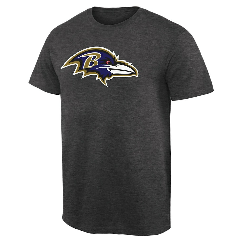Baltimore Ravens Rally Logo T-Shirt - Heathered Gray for sale