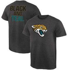 Jacksonville Jaguars Rally Logo T-Shirt - Heathered Gray cheap