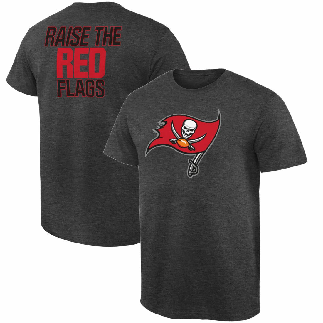 Tampa Bay Buccaneers Rally Logo T-Shirt - Heathered Gray outlet
