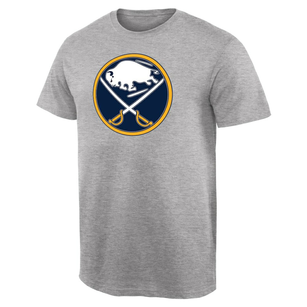 Buffalo Sabres Team Primary Logo T-Shirt - Ash T-shirts
