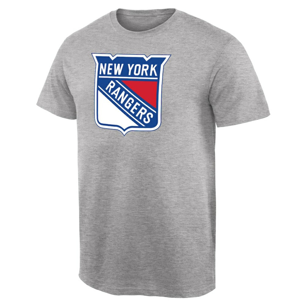 New York Rangers Team Primary Logo T-Shirt - Ash T-shirts