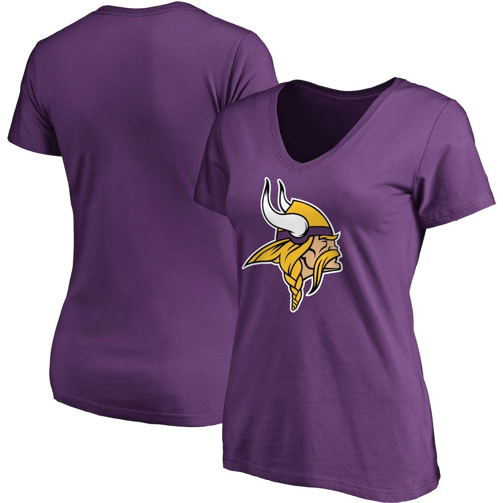 Minnesota Vikings Women's Primary Team Logo T-Shirt - Purple for sale