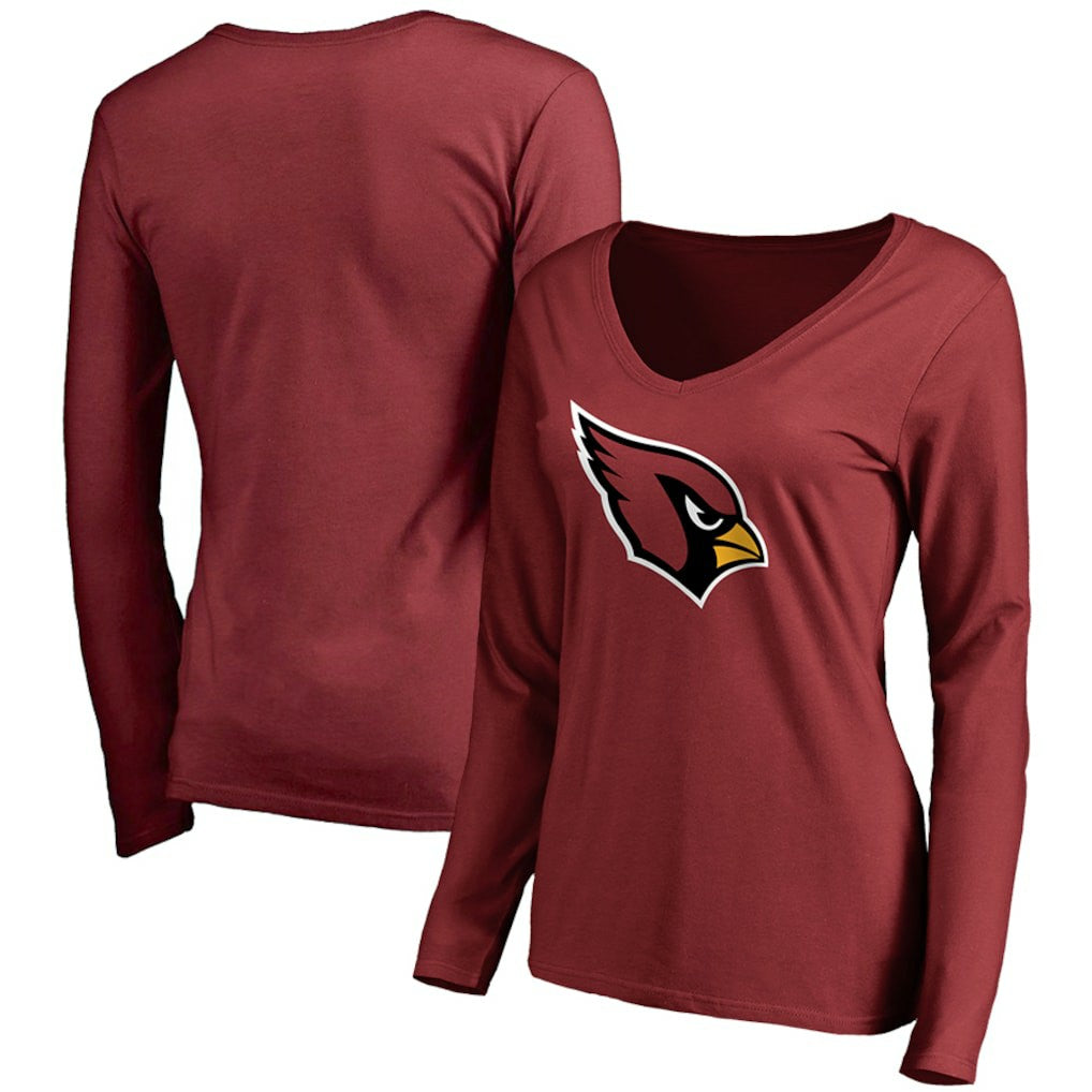 Arizona Cardinals Women's Primary Team Logo Long Sleeve T-Shirt - Cardinal for sale