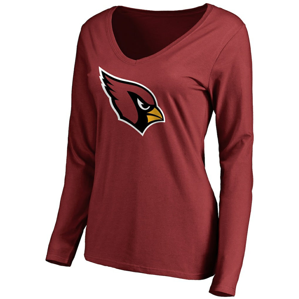 Arizona Cardinals Women's Primary Team Logo Long Sleeve T-Shirt - Cardinal for sale