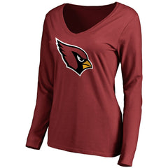 Arizona Cardinals Women's Primary Team Logo Long Sleeve T-Shirt - Cardinal for sale