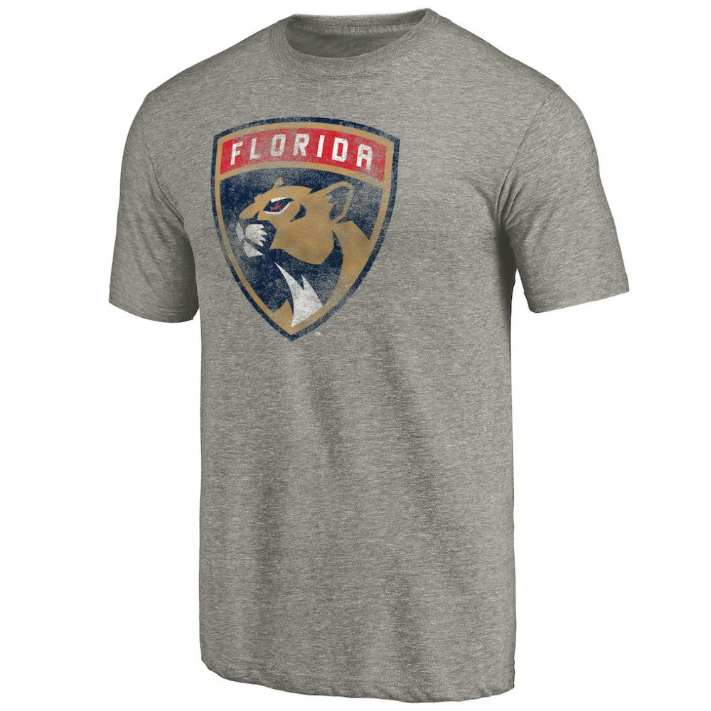 Florida Panthers New Logo Tri-Blend T-Shirt - Gray T-shirts