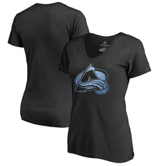 Colorado Avalanche Women's Pond Hockey T-Shirt - Black T-shirts