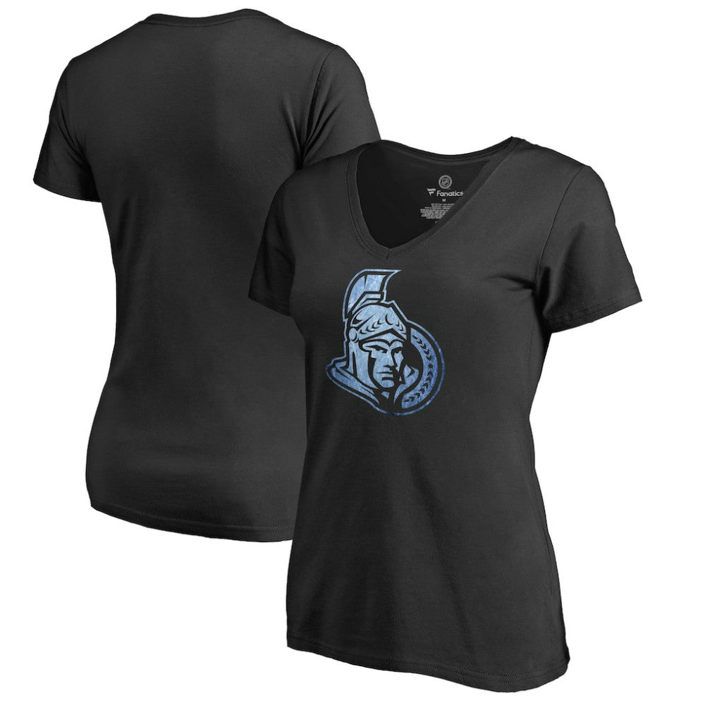 Ottawa Senators Women's Pond Hockey T-Shirt - Black T-shirts