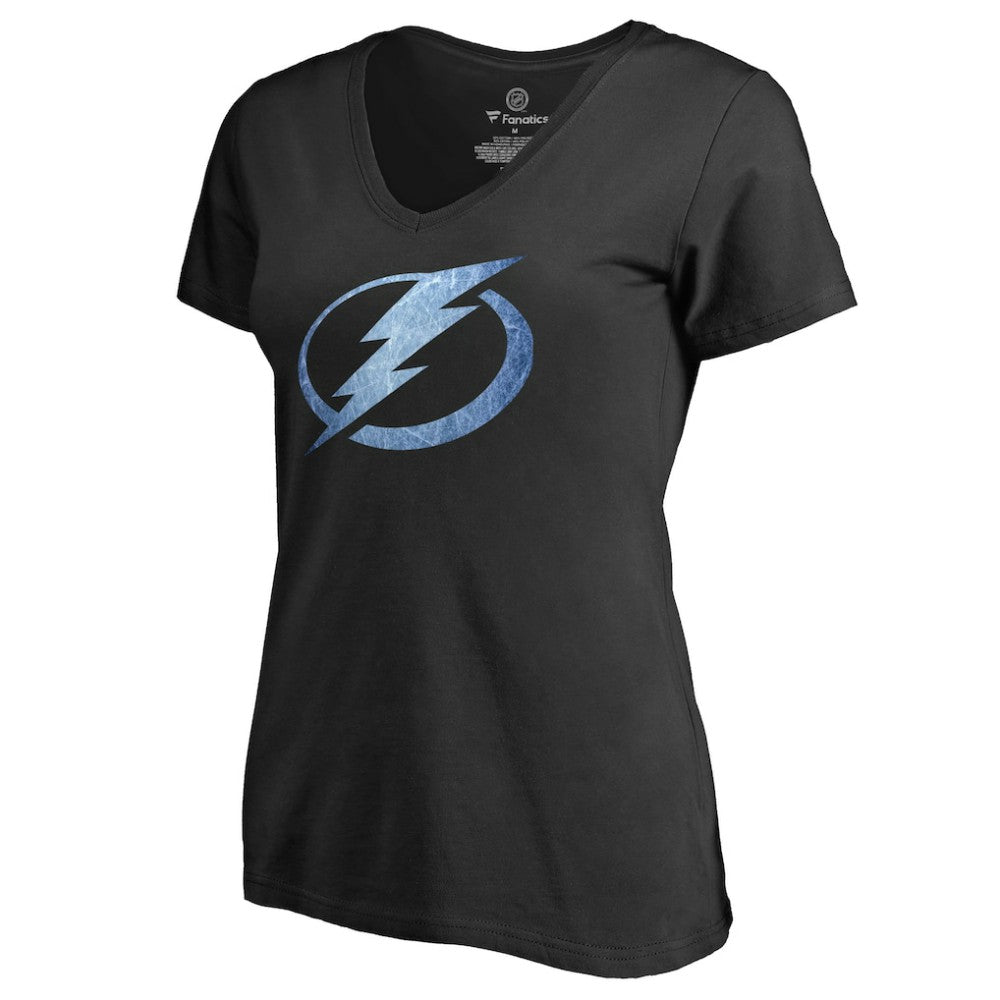 Tampa Bay Lightning Women's Pond Hockey T-Shirt - Black T-shirts