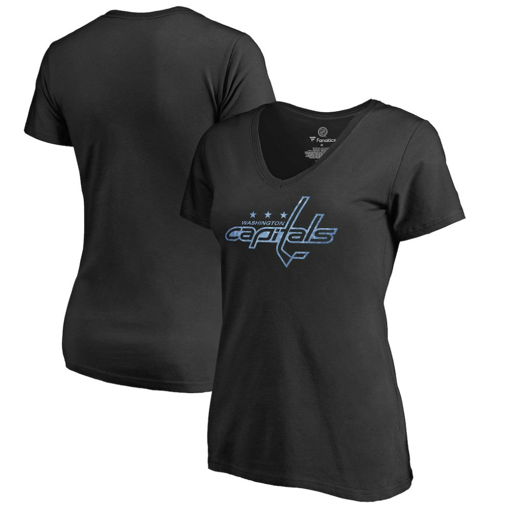 Washington Capitals Women's Pond Hockey T-Shirt - Black T-shirts