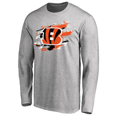 Cincinnati Bengals True Colors Long Sleeve T-Shirt - Ash on sale