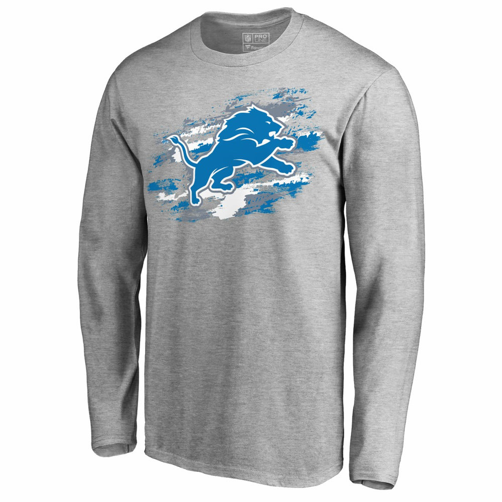 Detroit Lions True Colors Long Sleeve T-Shirt - Ash for sale