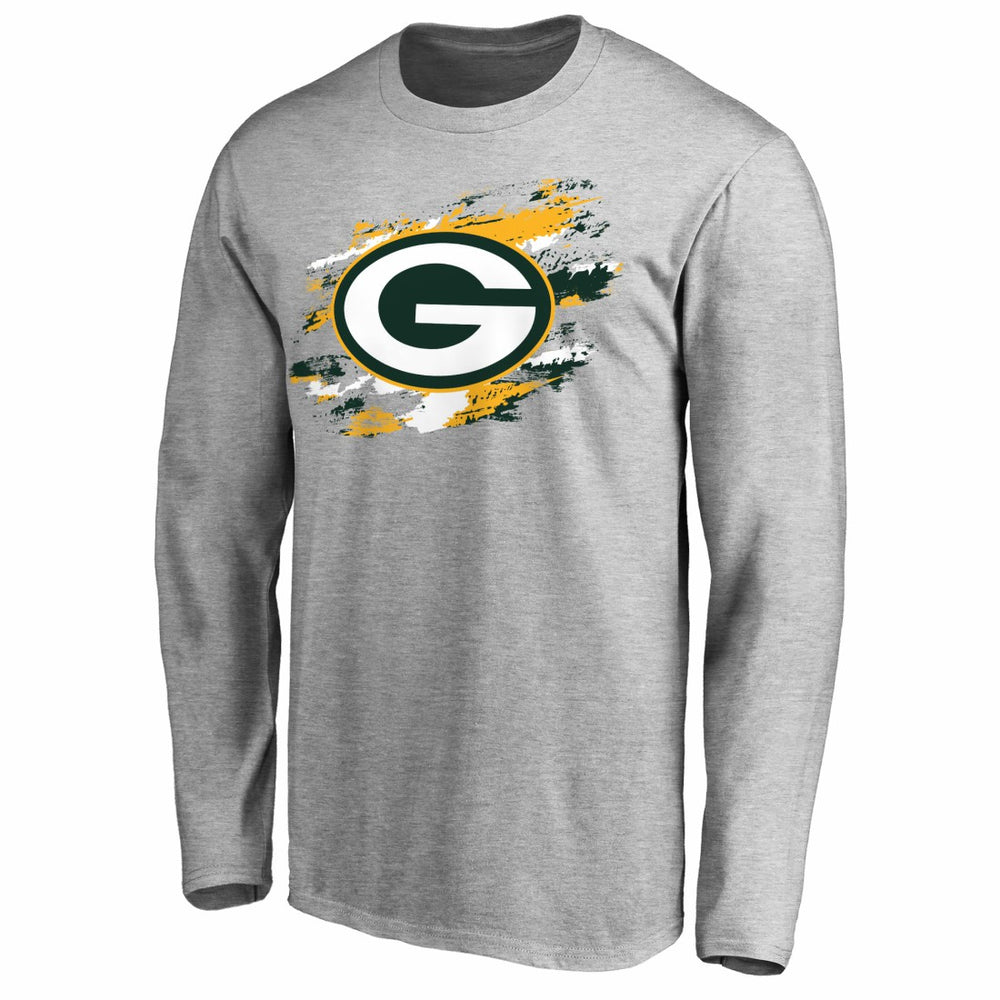 Green Bay Packers True Colors Long Sleeve T-Shirt - Ash discount