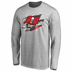Tampa Bay Buccaneers True Colors Long Sleeve T-Shirt - Ash outlet