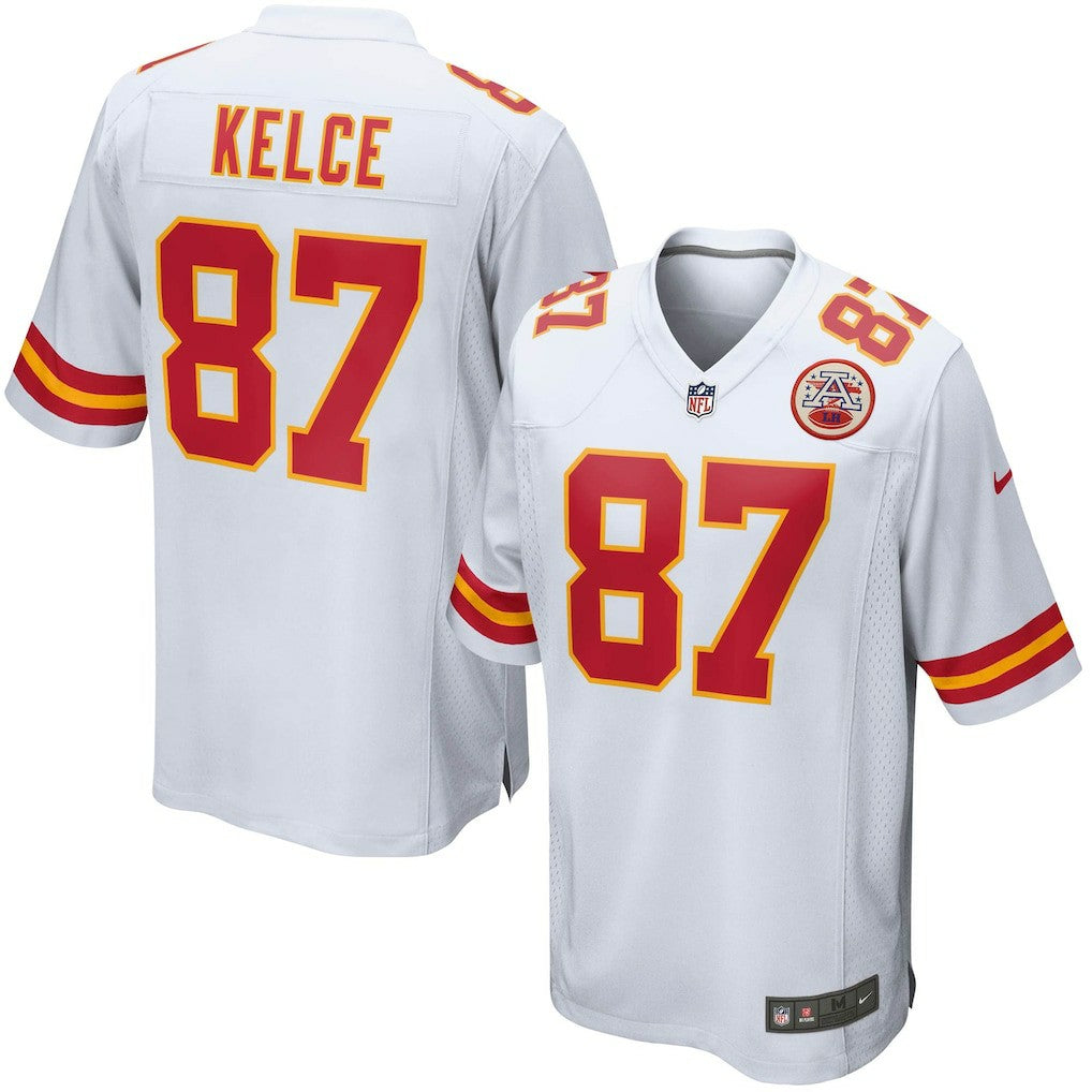 Travis Kelce Kansas City Chiefs Youth Game Jersey - White online