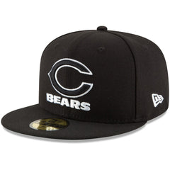 Chicago Bears New Era B-Dub 59FIFTY Fitted Hat - Black outlet