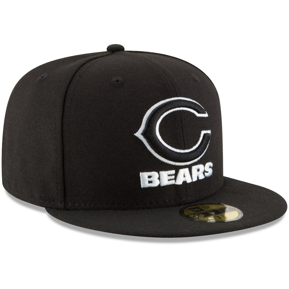 Chicago Bears New Era B-Dub 59FIFTY Fitted Hat - Black outlet