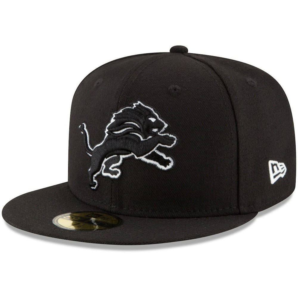 Detroit Lions New Era B-Dub 59FIFTY Fitted Hat - Black outlet